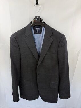 Original Penguin Charcoal Gray Notch Lapel Blazer